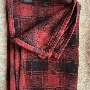 Pendleton Red and Black Plaid Blanket